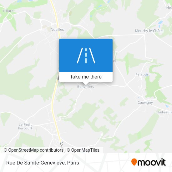 Rue De Sainte-Geneviève map