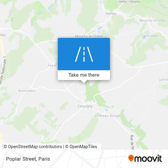 Rue Des Peupliers map