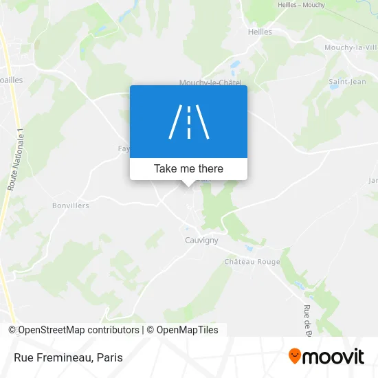 Rue Fremineau map