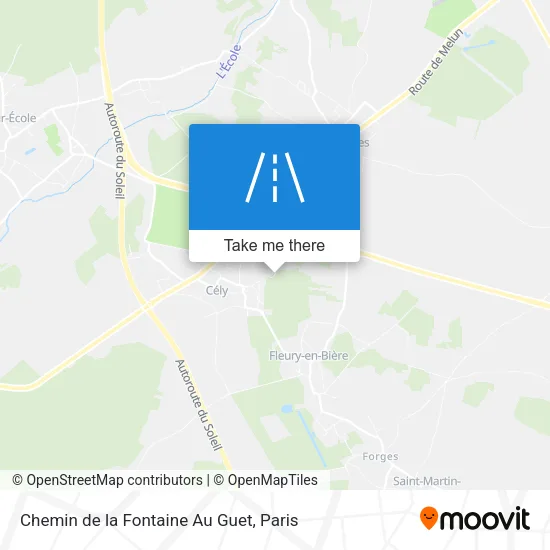 Chemin de la Fontaine Au Guet map