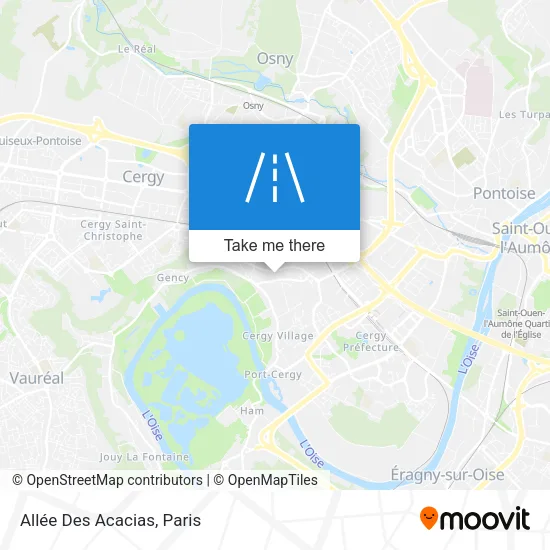 Allée Des Acacias map