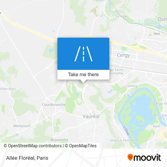 Allée Floréal map