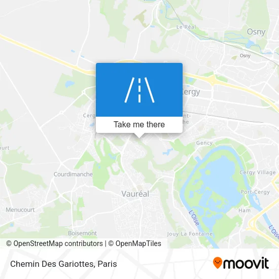 Chemin Des Gariottes map