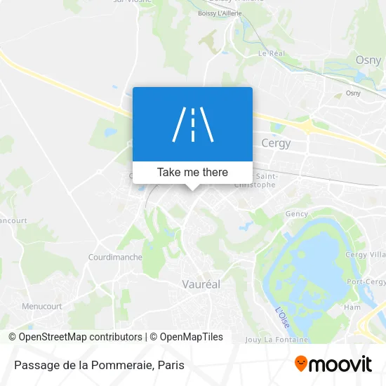 Passage de la Pommeraie map