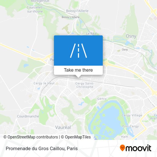 Promenade du Gros Caillou map