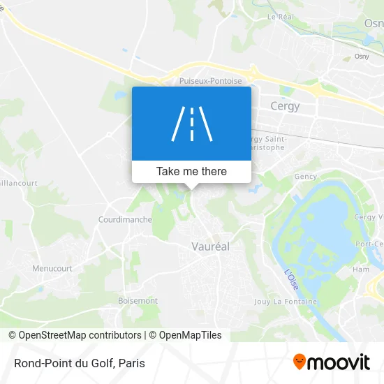 Rond-Point du Golf map
