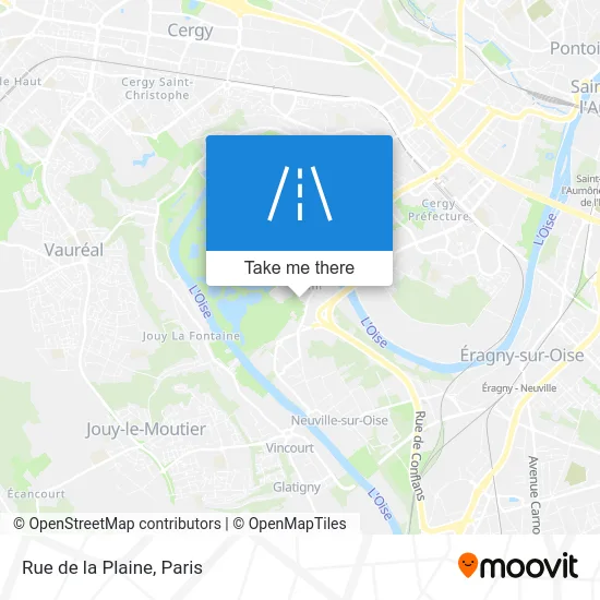 Rue de la Plaine map