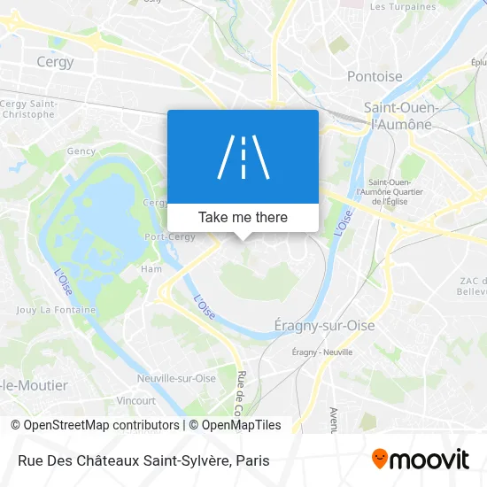 Rue Des Châteaux Saint-Sylvère map