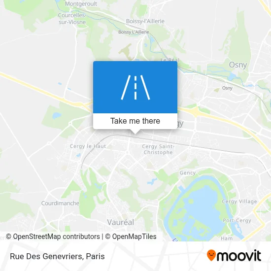 Rue Des Genevriers map
