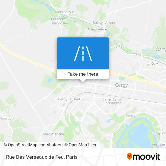 Rue Des Verseaux de Feu map