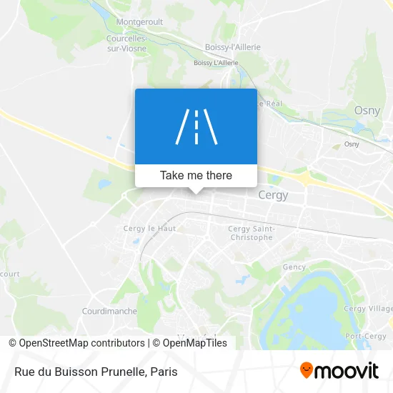 Rue du Buisson Prunelle map