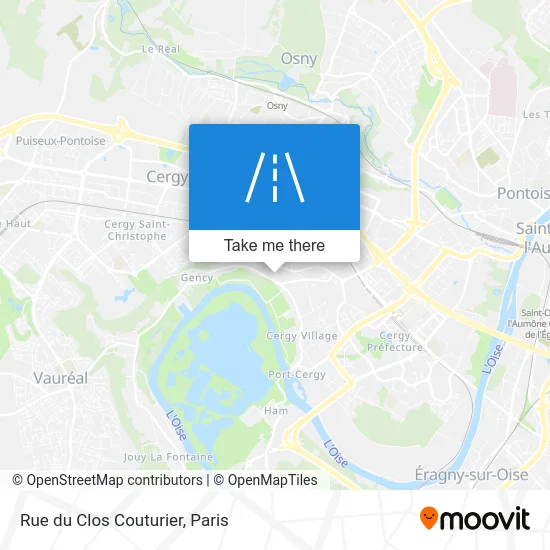 Rue du Clos Couturier map