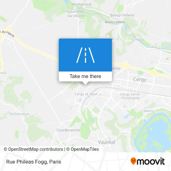 Rue Phileas Fogg map