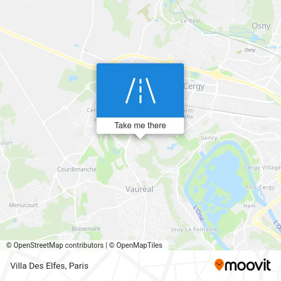 Villa Des Elfes map