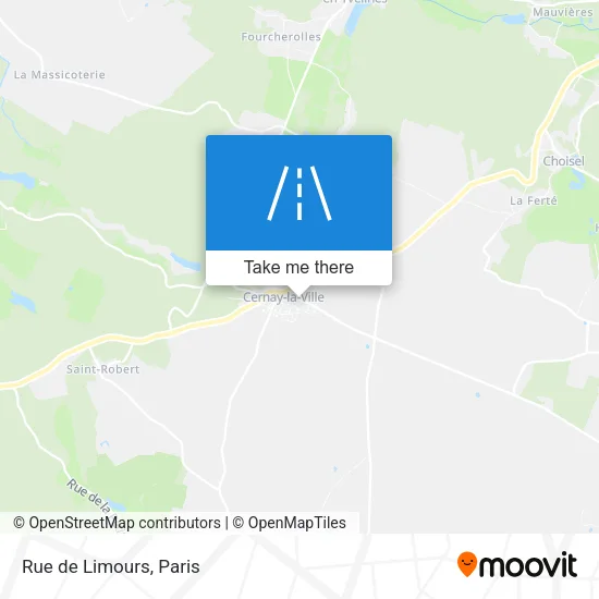 Rue de Limours map