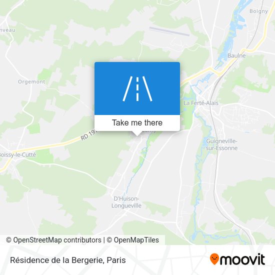 Résidence de la Bergerie map