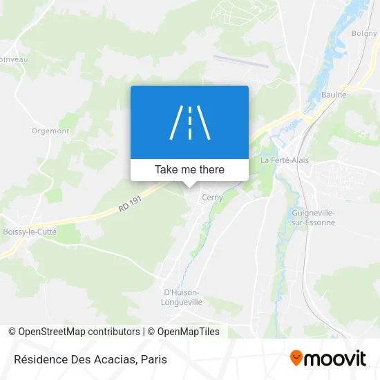 Résidence Des Acacias map