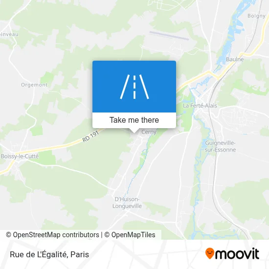 Rue de L'Égalité map
