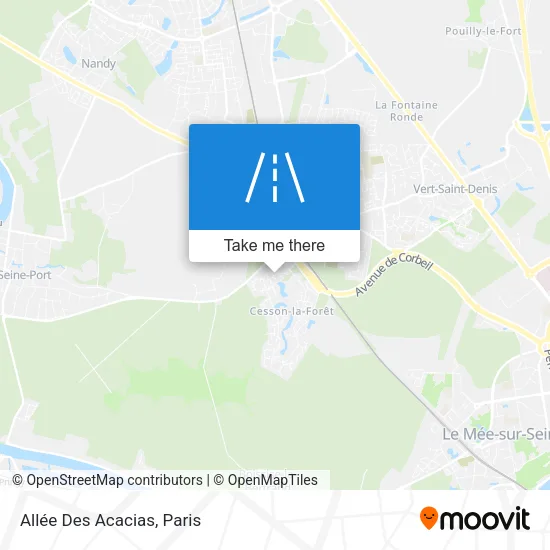 Allée Des Acacias map