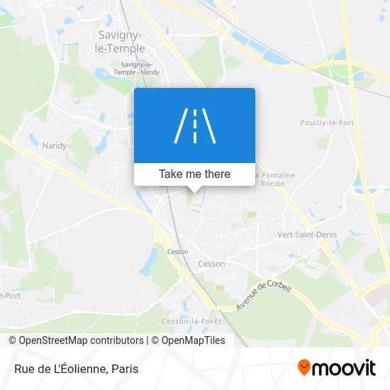 Rue de L'Éolienne map