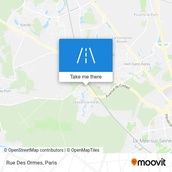 Rue Des Ormes map