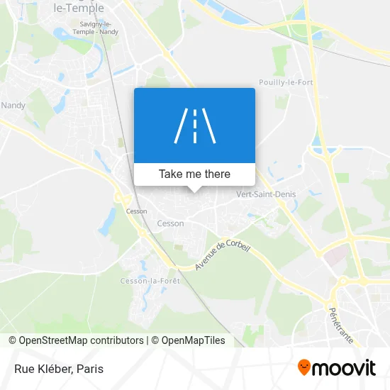 Rue Kléber map