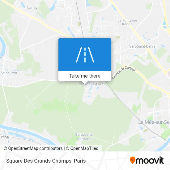 Square Des Grands Champs map