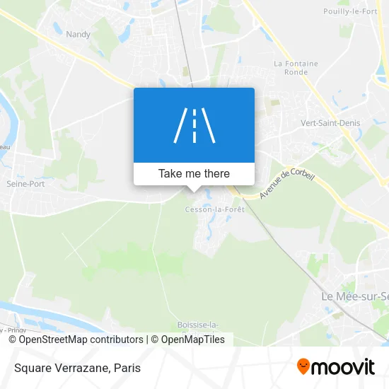 Square Verrazane map