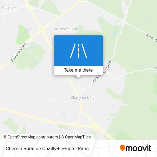 Chemin Rural de Chailly-En-Bière map