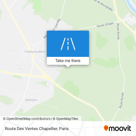 Route Des Ventes Chapellier map