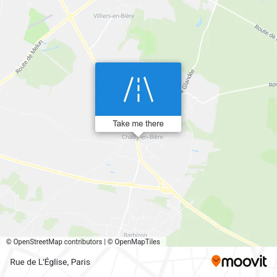 Rue de L'Église map