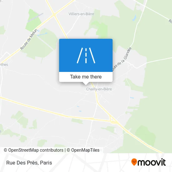 Mapa Rue Des Près