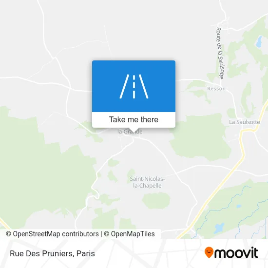 Rue Des Pruniers map