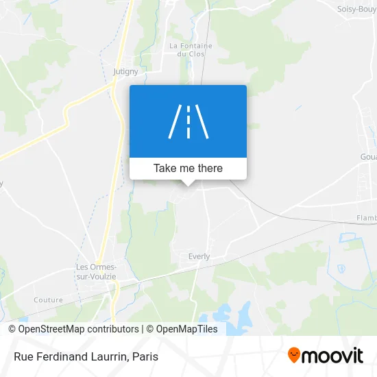 Rue Ferdinand Laurrin map