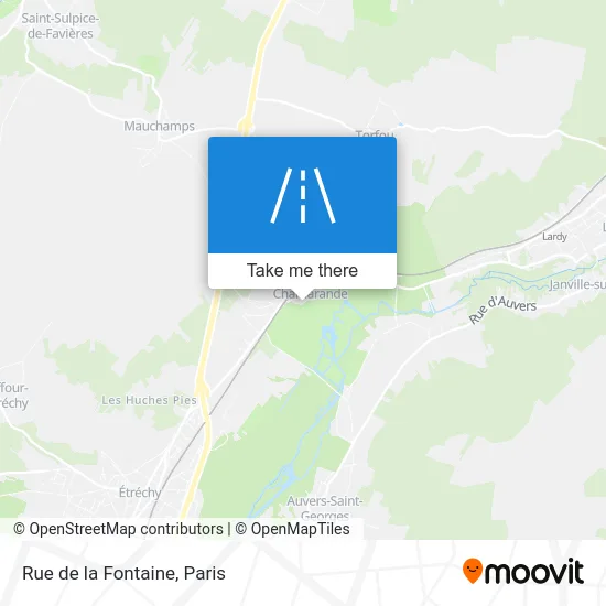 Rue de la Fontaine map