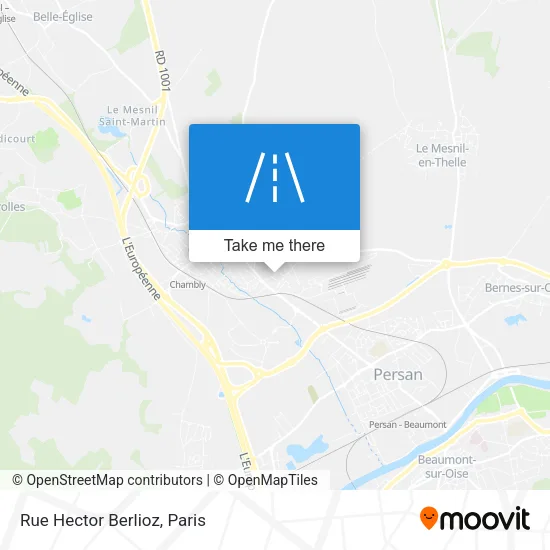 Rue Hector Berlioz map