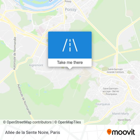 Allée de la Sente Noire map