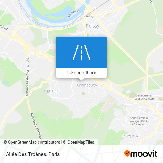 Allée Des Troènes map