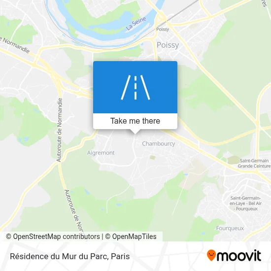 Résidence du Mur du Parc map