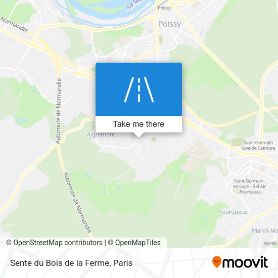 Sente du Bois de la Ferme map