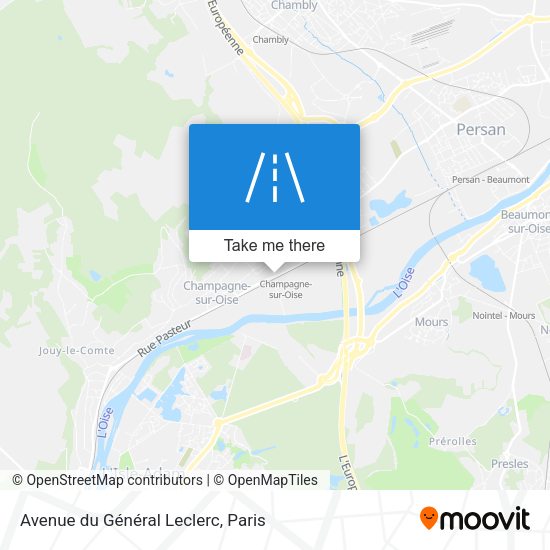 Avenue du Général Leclerc map