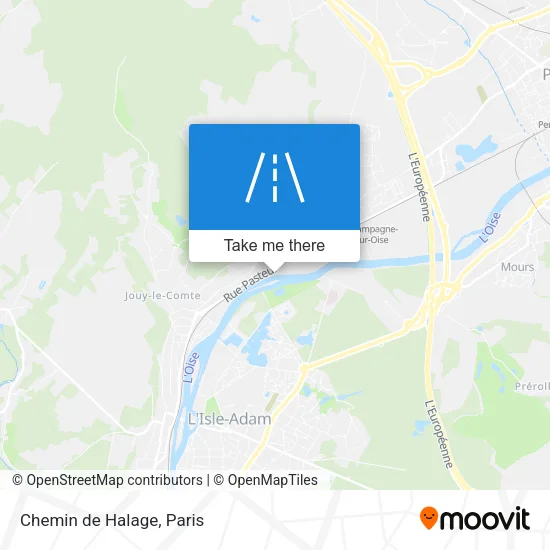 Chemin de Halage map