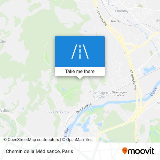 Chemin de la Médisance map