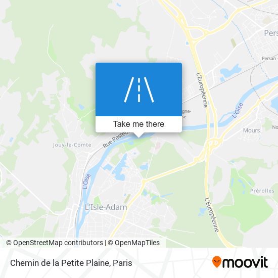 Chemin De La Petite Plaine map