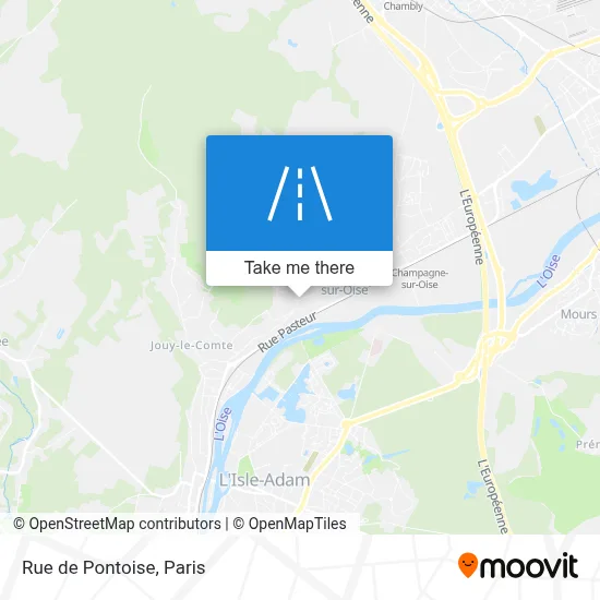 Mapa Rue de Pontoise