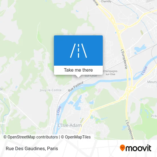 Rue Des Gaudines map