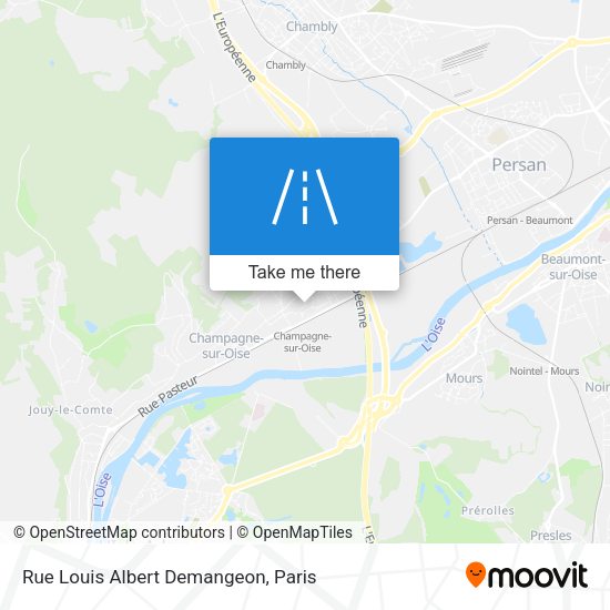 Rue Louis Albert Demangeon map