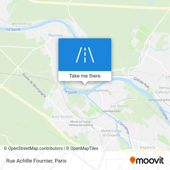 Rue Achille Fournier map