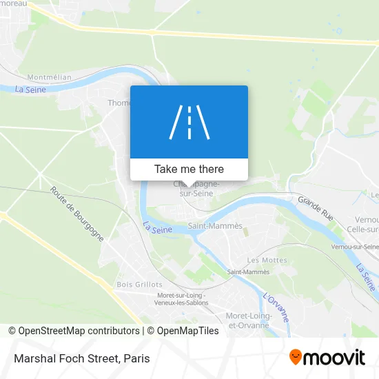 Rue du Maréchal Foch map