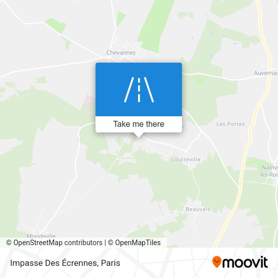 Impasse Des Écrennes map